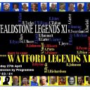 Wealdstone Legends v Watford Legends match  – Sunday April 27th at The Vale